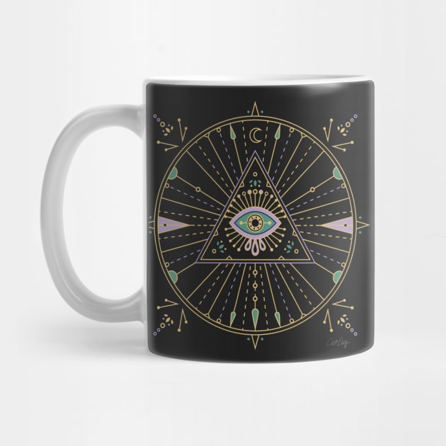 Evil Eye Mandala by CatCoq